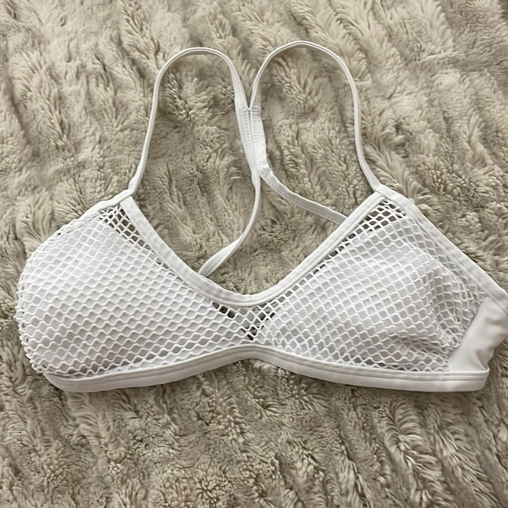 Target white bikini top